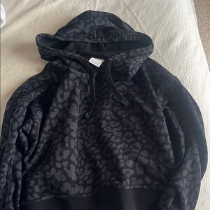 Nike Black Leopard Print Hoodie